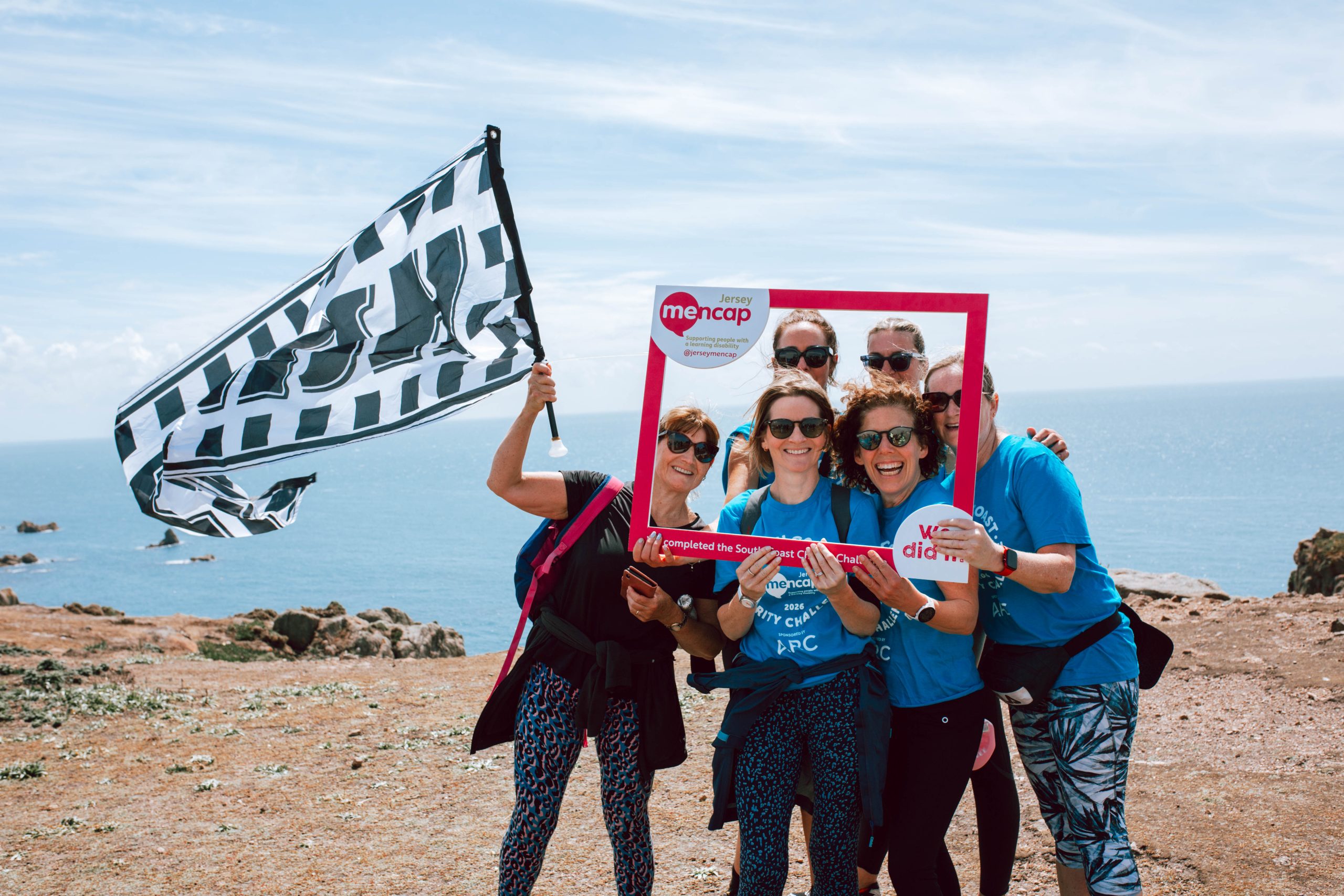 Participants completing the 2025 South Coast Charity Challenge